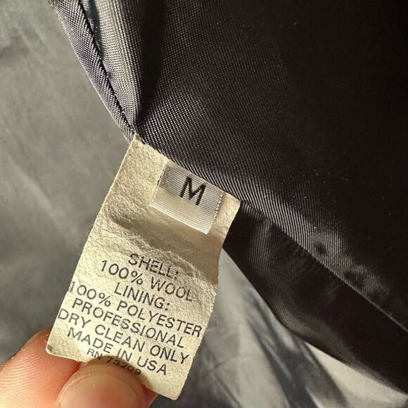 Marvin Richard’s Wool Black Pea Coat Womens Size M - Picture 5 of 6